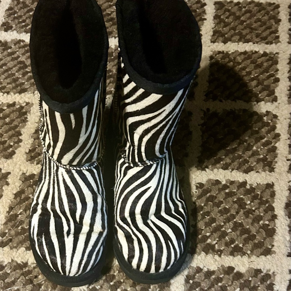 Zebra Hair Print UGG boots (Las) - Picture 4 of 4